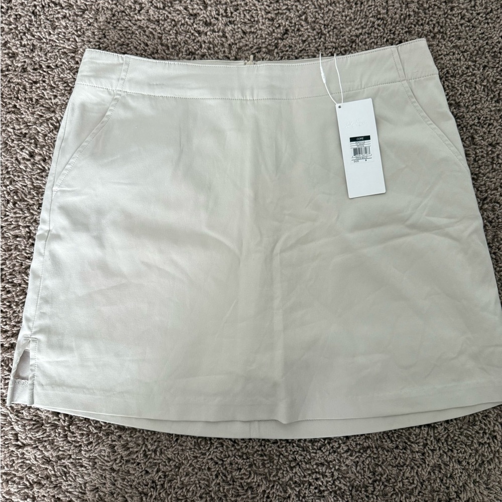 Lady Hagen Tan Women's Golf Skort